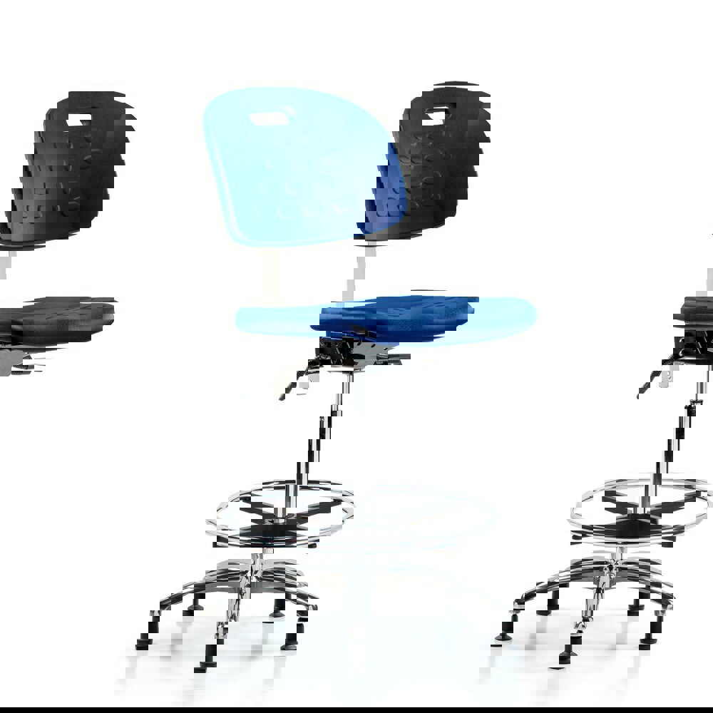 Task Chair: Polyurethane, Blue